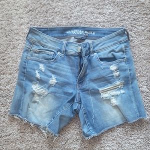 American Eagle Midi Super Super Stretch Shorts